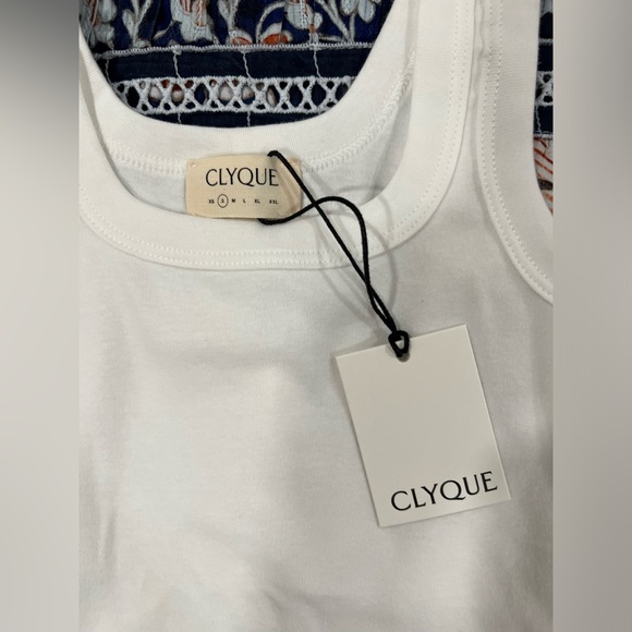 CLYQUE The Label White Tank - Picture 3 of 3